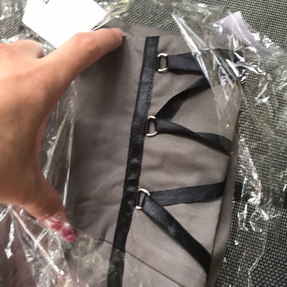 🎉HP!🎉"Victorian Style" Corset Long Grey Skirt - Picture 8 of 8